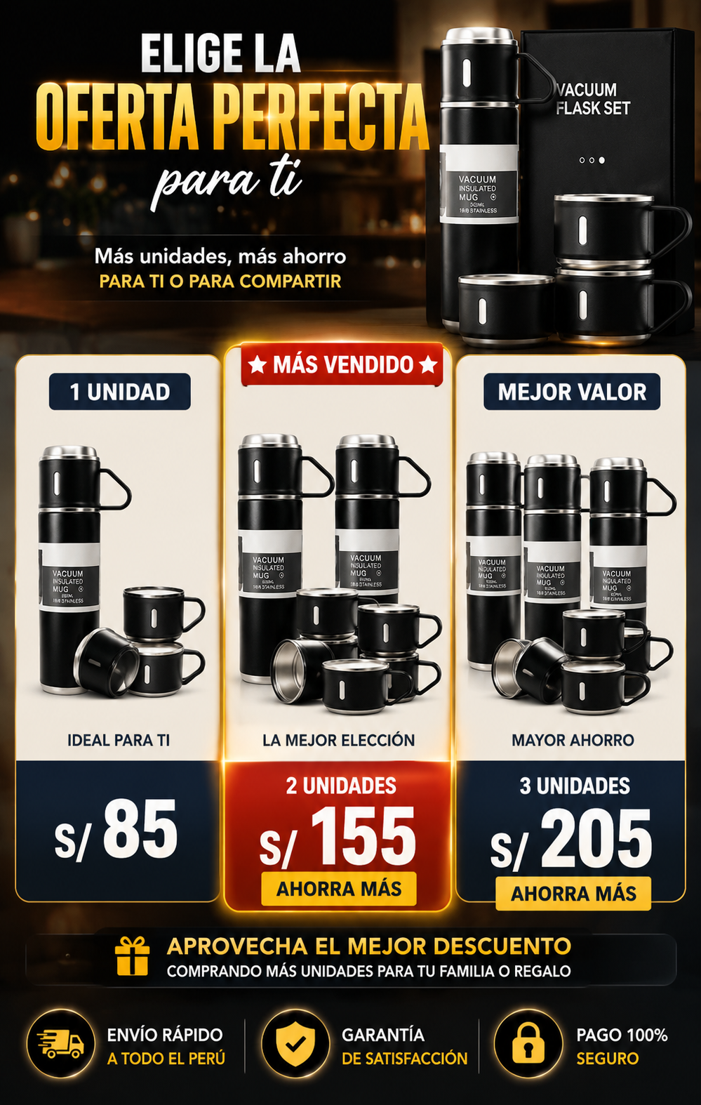 Termo Vacuum Set 500 Ml