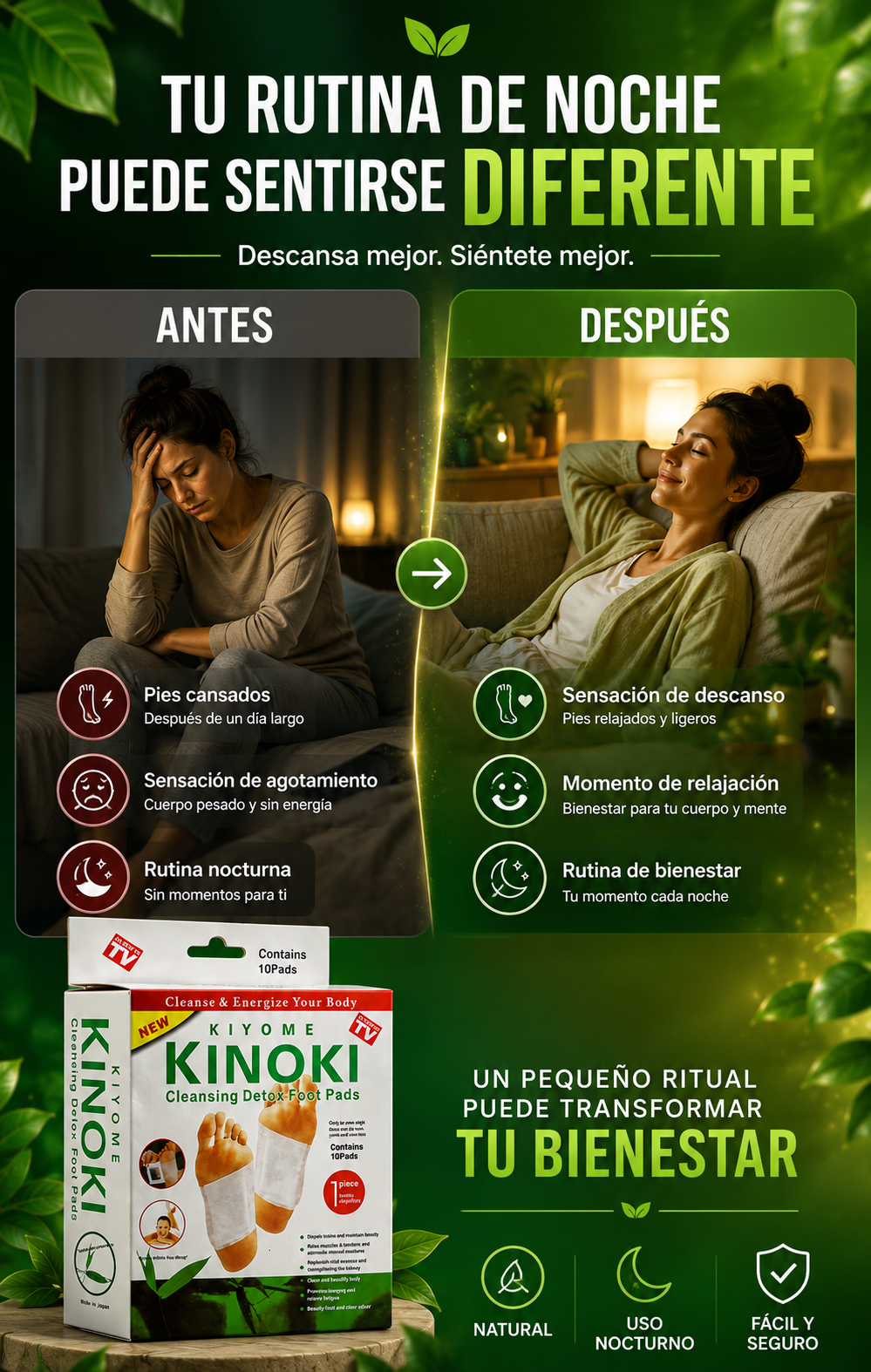 30 Parches Kinoki Desintoxicante