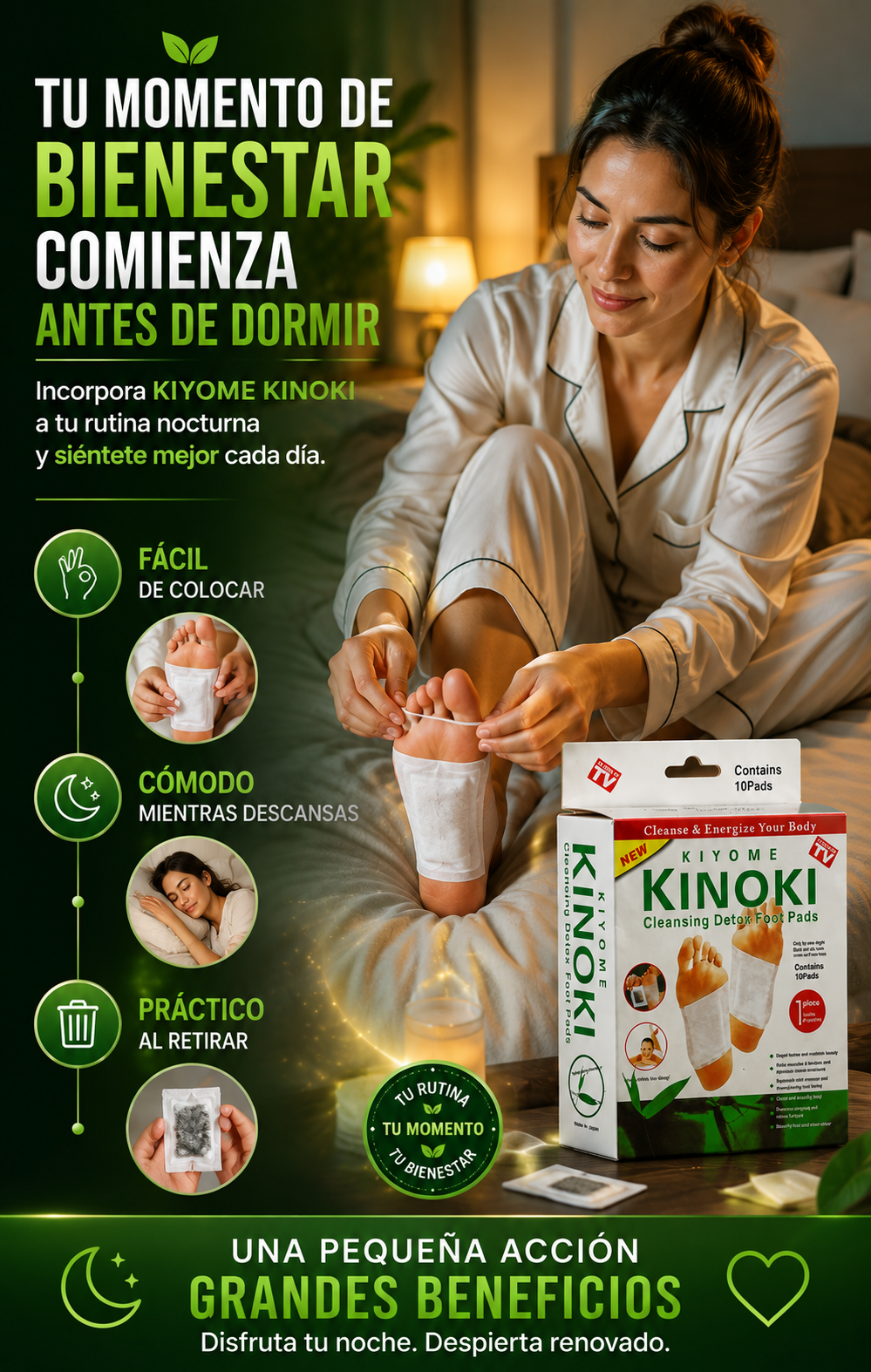 30 Parches Kinoki Desintoxicante