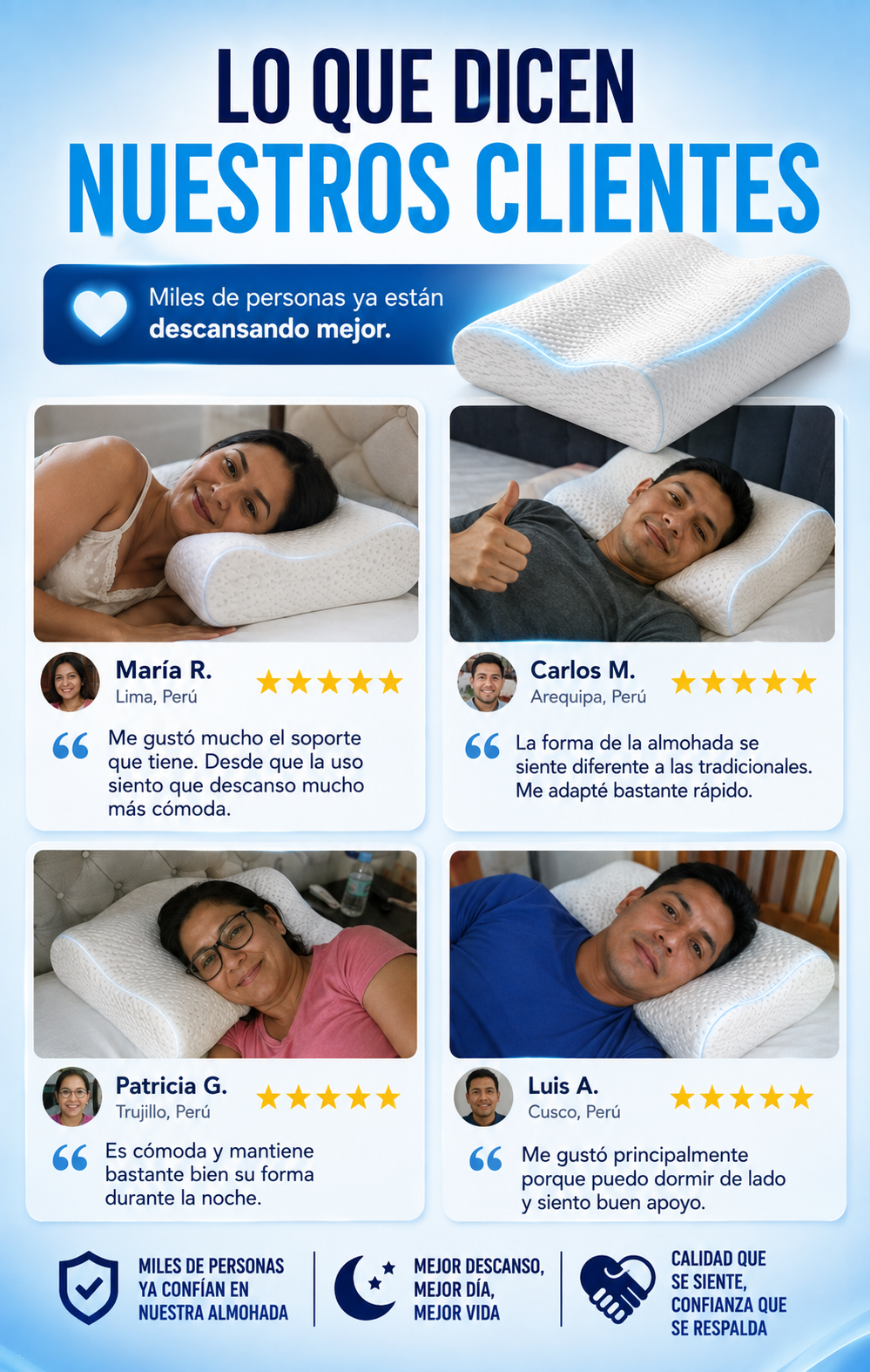 Almohadas Ortopedicas