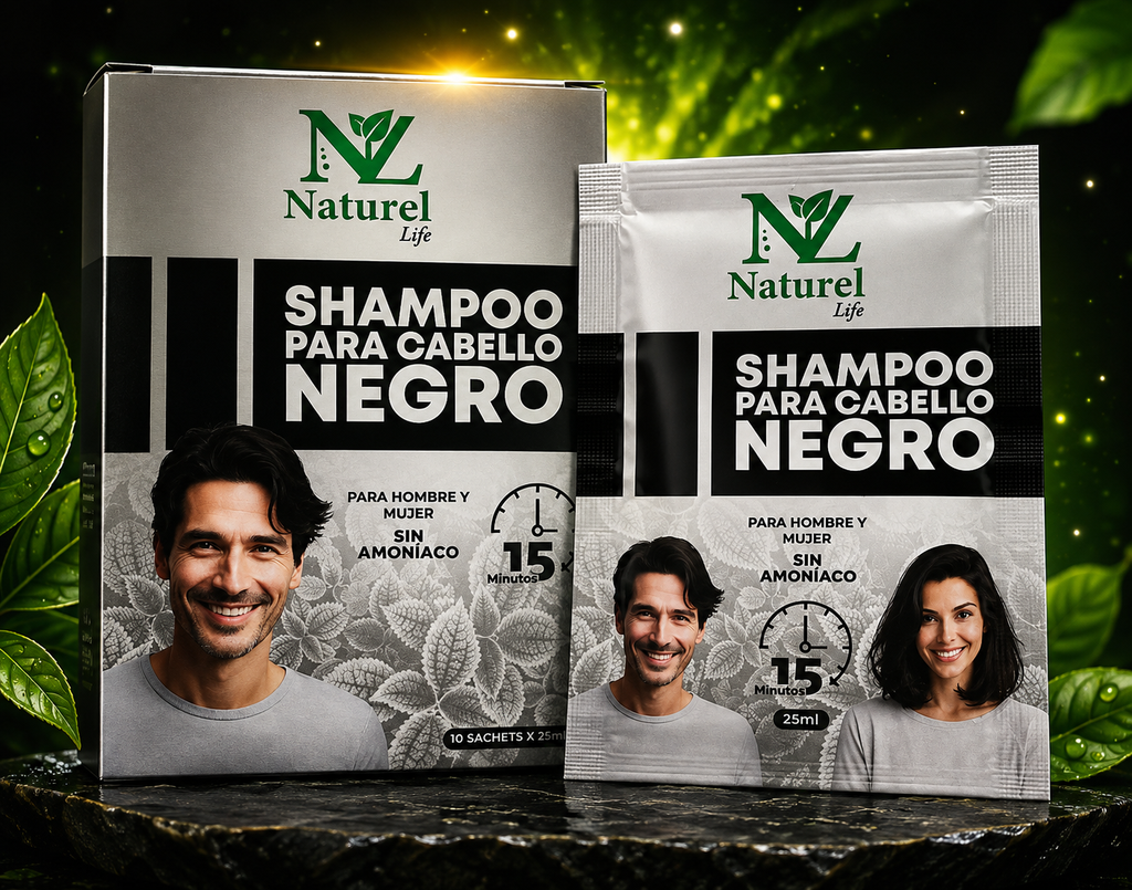 Shampoo Anticanas negro Naturel